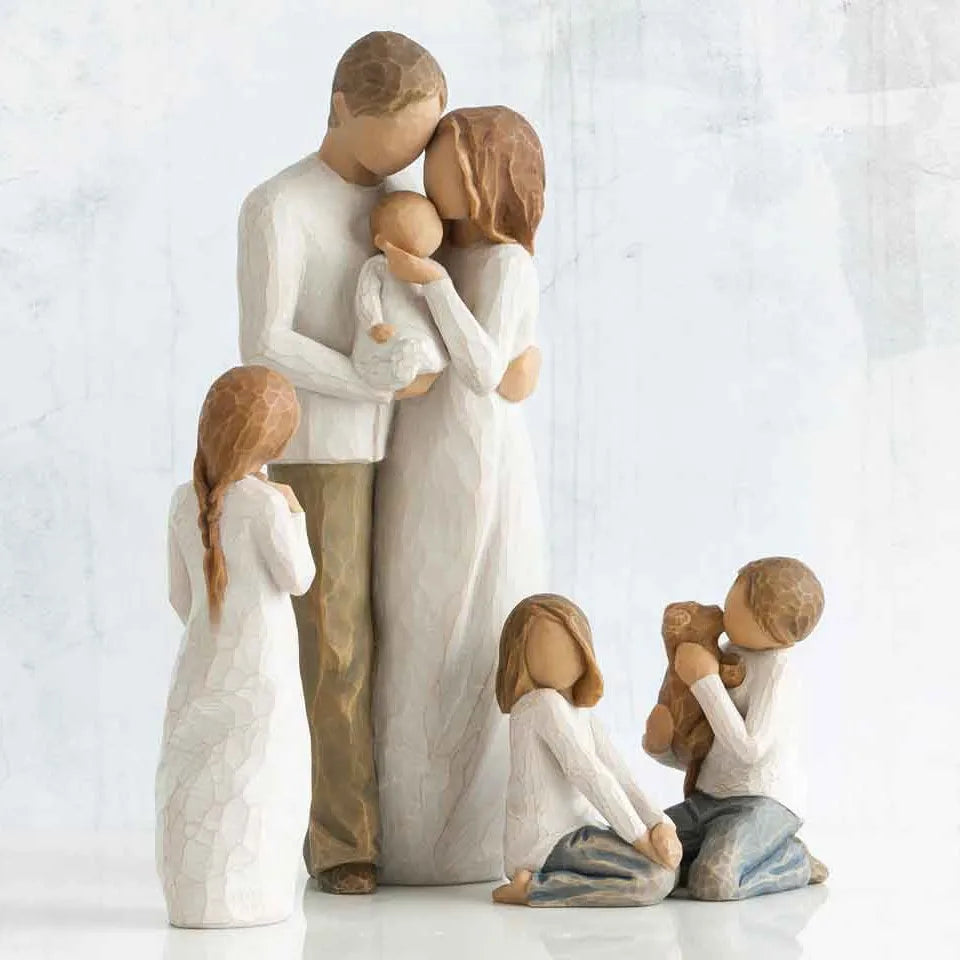 Nordwood Family Character Sculpture Set