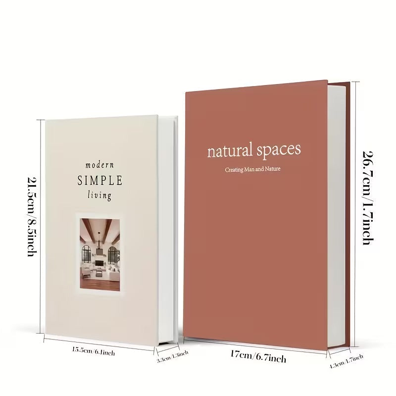 Nordwood 2 Pcs Decorative Books